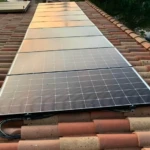 Panneaux photovoltaïques sur toit
